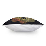 Spiritual Deer Mandala Print Pillow Cover