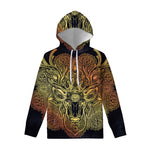 Spiritual Deer Mandala Print Pullover Hoodie