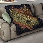 Spiritual Deer Mandala Print Quilt