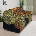 Spiritual Deer Mandala Print Sofa Cover