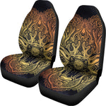 Spiritual Deer Mandala Print Universal Fit Car Seat Covers