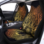Spiritual Deer Mandala Print Universal Fit Car Seat Covers