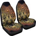 Spiritual Deer Mandala Print Universal Fit Car Seat Covers