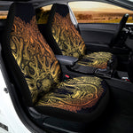 Spiritual Deer Mandala Print Universal Fit Car Seat Covers