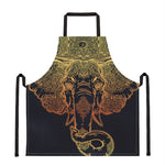 Spiritual Elephant Mandala Print Apron