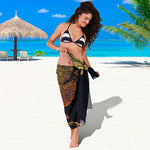 Spiritual Elephant Mandala Print Beach Sarong Wrap