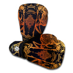 Spiritual Elephant Mandala Print Boxing Gloves