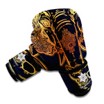 Spiritual Elephant Mandala Print Boxing Gloves