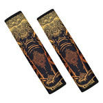 Spiritual Elephant Mandala Print Car Seat Belt Covers