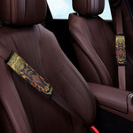 Spiritual Elephant Mandala Print Car Seat Belt Covers
