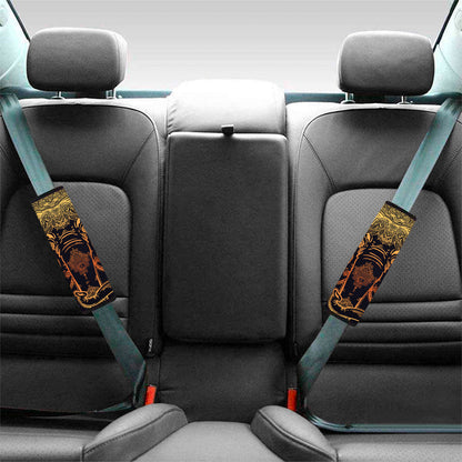 Spiritual Elephant Mandala Print Car Seat Belt Covers