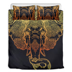 Spiritual Elephant Mandala Print Duvet Cover Bedding Set