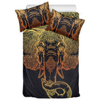 Spiritual Elephant Mandala Print Duvet Cover Bedding Set