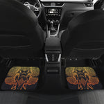 Spiritual Elephant Mandala Print Front and Back Car Floor Mats