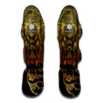 Spiritual Elephant Mandala Print Muay Thai Shin Guard