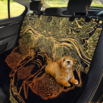 Spiritual Elephant Mandala Print Pet Car Back Seat Cover