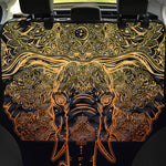 Spiritual Elephant Mandala Print Pet Car Back Seat Cover