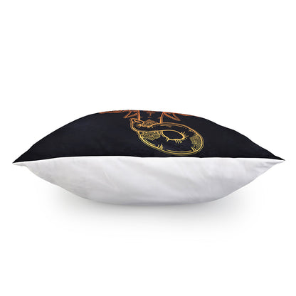 Spiritual Elephant Mandala Print Pillow Cover
