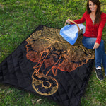 Spiritual Elephant Mandala Print Quilt