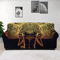 Spiritual Elephant Mandala Print Sofa Cover