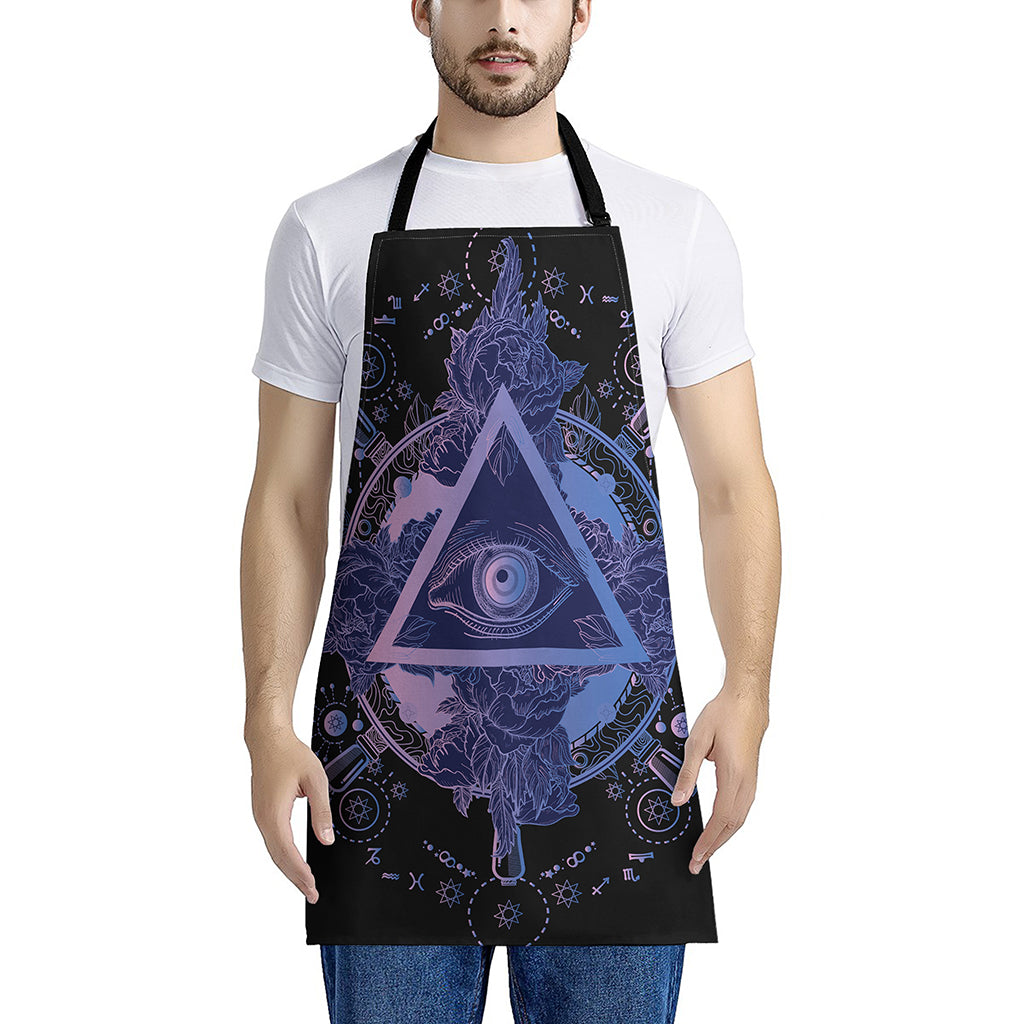 Spiritual Eye of Providence Print Apron