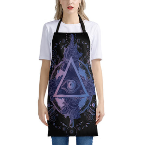 Spiritual Eye of Providence Print Apron