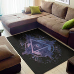 Spiritual Eye of Providence Print Area Rug