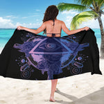 Spiritual Eye of Providence Print Beach Sarong Wrap