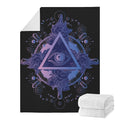 Spiritual Eye of Providence Print Blanket