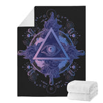 Spiritual Eye of Providence Print Blanket