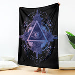 Spiritual Eye of Providence Print Blanket