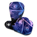 Spiritual Eye of Providence Print Boxing Gloves