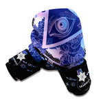 Spiritual Eye of Providence Print Boxing Gloves