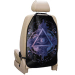 Spiritual Eye of Providence Print Car Seat Organizers