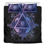 Spiritual Eye of Providence Print Duvet Cover Bedding Set