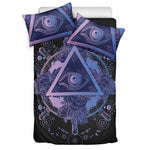 Spiritual Eye of Providence Print Duvet Cover Bedding Set