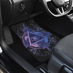 Spiritual Eye of Providence Print Front and Back Car Floor Mats