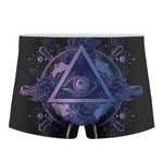 Spiritual Eye of Providence Print Men's Boxer Briefs