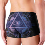Spiritual Eye of Providence Print Men's Boxer Briefs