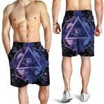 Spiritual Eye of Providence Print Men's Shorts