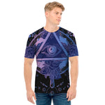 Spiritual Eye of Providence Print Men's T-Shirt