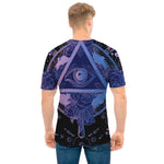 Spiritual Eye of Providence Print Men's T-Shirt
