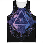 Spiritual Eye of Providence Print Men's Tank Top