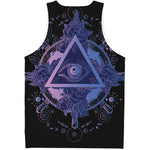 Spiritual Eye of Providence Print Men's Tank Top