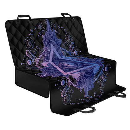 Spiritual Eye of Providence Print Pet Car Back Seat Cover