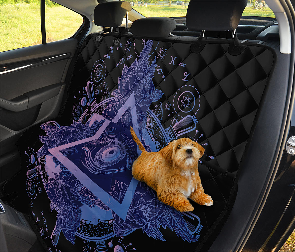 Spiritual Eye of Providence Print Pet Car Back Seat Cover