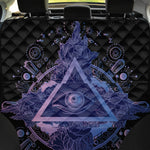 Spiritual Eye of Providence Print Pet Car Back Seat Cover