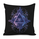 Spiritual Eye of Providence Print Pillow Cover