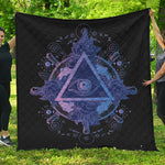 Spiritual Eye of Providence Print Quilt