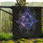 Spiritual Eye of Providence Print Quilt